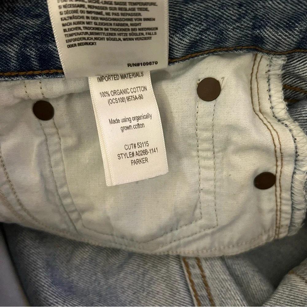 Agolde Parker Denim Shorts
